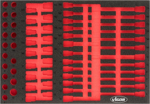 [V4726] Minkšto porolono įdėklas, tuščias (V4726, VIGOR)