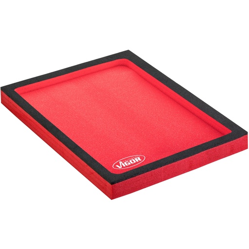 [V5018] 2 komponentų minkšto porolono įdėklas, su tuščiu skyriumi 396×286×40 mm (V5018, VIGOR)