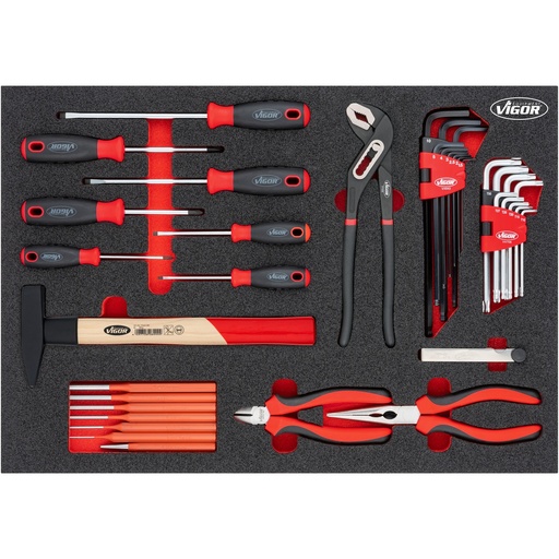 [V5111N] Screwdriver and pliers set V5111N, VIGOR