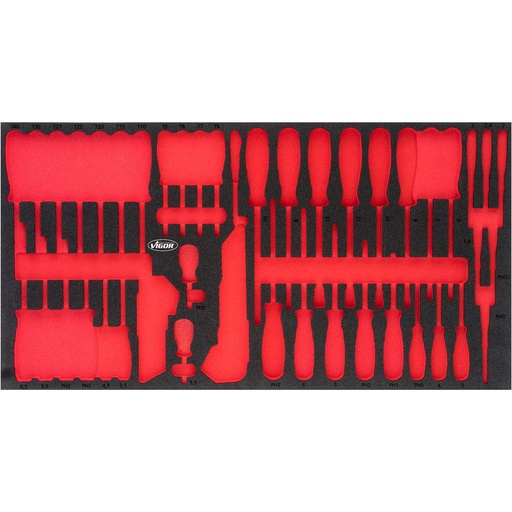 [V5170-L] Soft foam insert, empty V5170-L, VIGOR