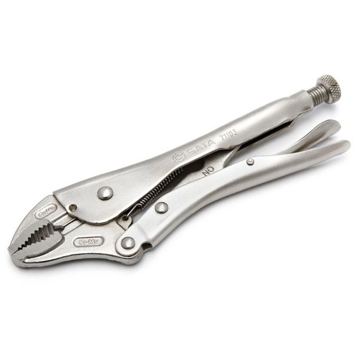 [S71102] ⬡ Curved jaw locking pliers 7", L=175mm (S71102, SATA)