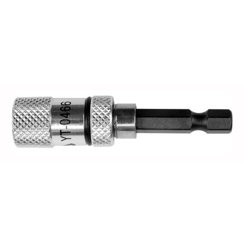 [YT0466] ⬡ 1/4" atsuktuvo antgalių laikiklis su magnetu 60 mm (YT0466, YATO)