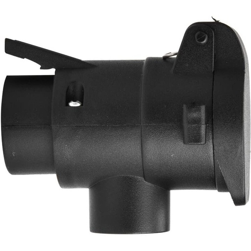 [JH027B] ⬡ Piekabes adapteris no 7 uz 13 kontaktiem, plastmasas, garš (JH027B)