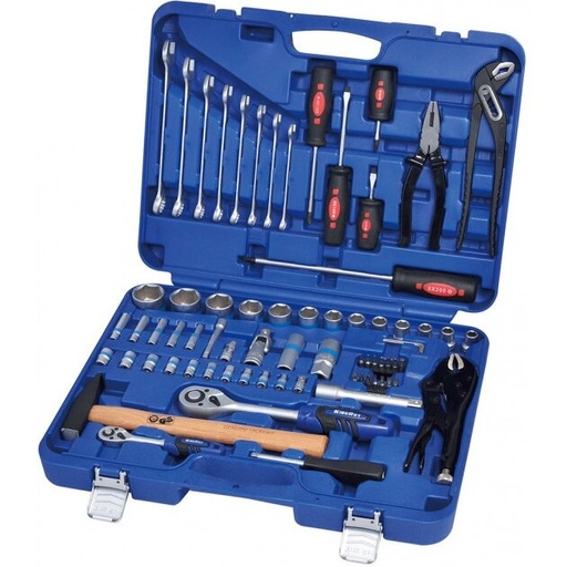 [KR072MDA] ⬡ 1/4" + 1/2" Dr. Socket tool set 72pcs. (KR072MDA, KINGROY)