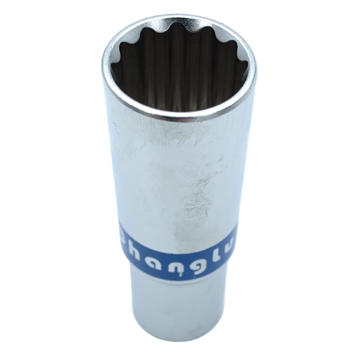 [CL201122] ⬡ Ilga galvutė 1/2" 12-briaunė 22 mm (CL201122, CHANGLU TOOLS)