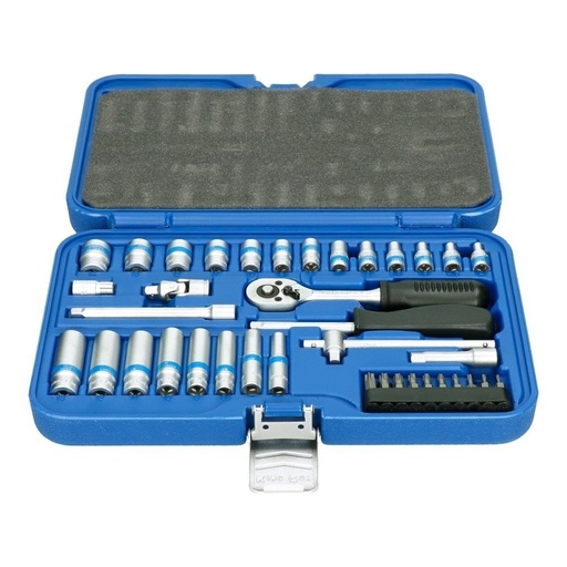 [KR039MDA] ⬡ 1/4" Sockets set 39pcs. (KR039MDA, KINGROY)