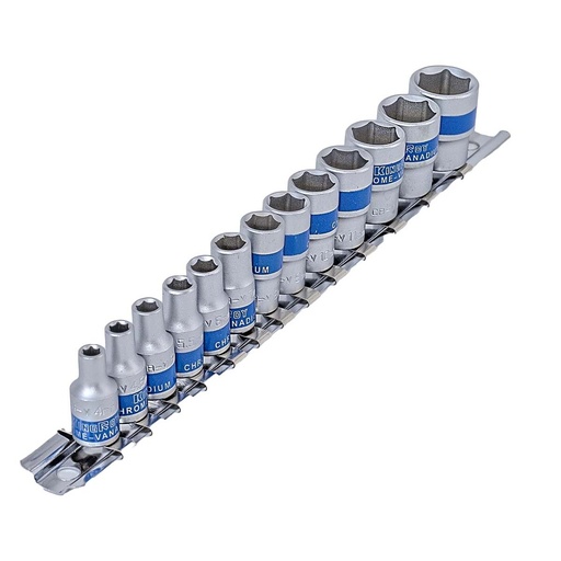 [KR30151013] ⬡ 1/4" galvučių rinkinys 13 vnt. (KR30151013, KINGROY)