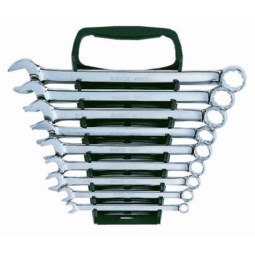 [S09020] ⬡ Combination wrench set 9pcs. (8-19) (S09020, SATA)