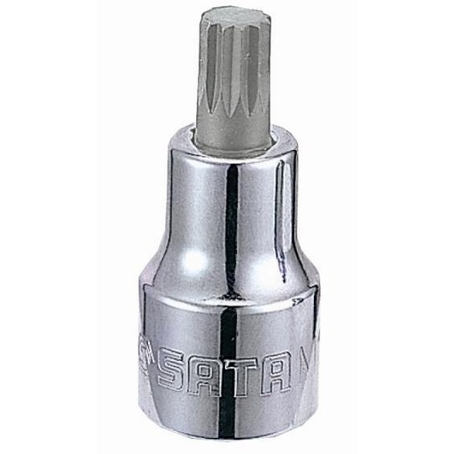 [S24802] ⬡ Galvutė su antgaliu 1/2" 50L žvaigždinė (SPLINE) M-6 (S24802, SATA)