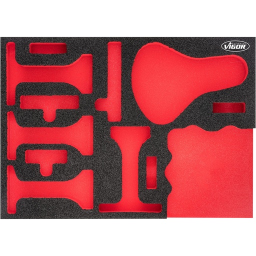 [V5549-1-NL] Soft foam insert, empty V5549-1-NL, VIGOR