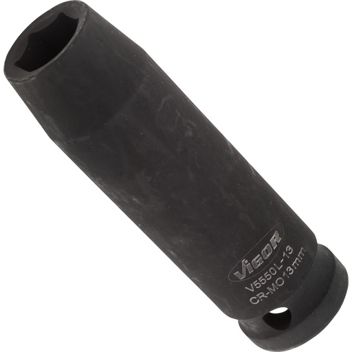 [V5550L-13] Impact wrench socket, long V5550L-13, VIGOR