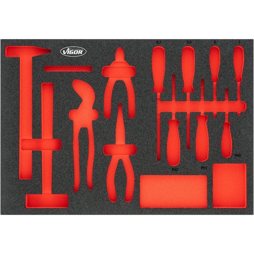 [V5634N-L] Soft foam insert ∙ empty V5634N-L, VIGOR