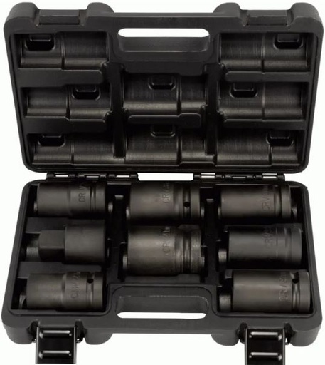 [40328] 1" Pagarinātu trieciena muciņu komplekts, 8 gab., AutoDelo (40328, BALTWERK)