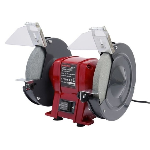 [BG25200] ⬡ Bench grinder 8"/220-240V, 250W (BG25200, WORCRAFT)
