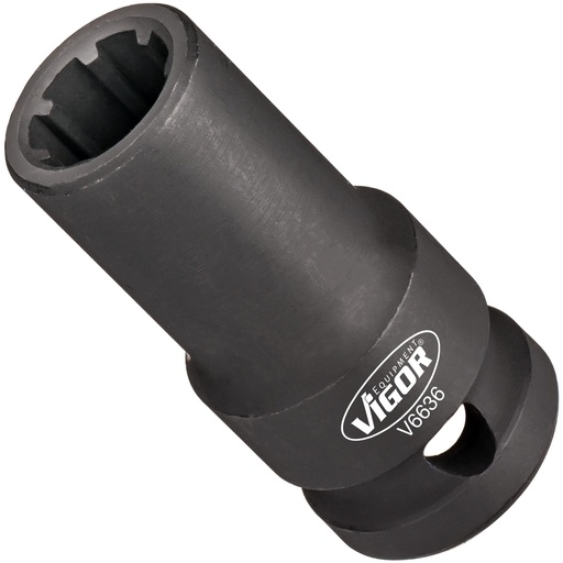 [V6636] Brake caliper socket, groove profile 14 mm, 1/2 in., V6636, VIGOR