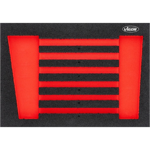 [V6640-L] Soft foam insert ∙ L ∙ empty V6640-L, VIGOR