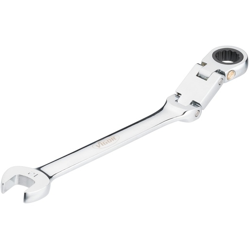 [V6752-12] Dvigubo lanksto terkšlinis kombinuotasis veržliaraktis, 12 mm (V6752-12, VIGOR)