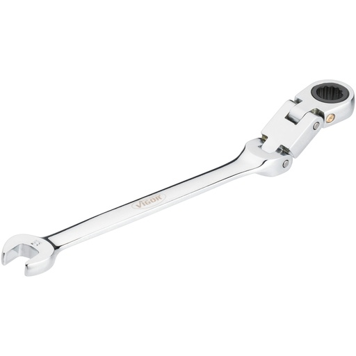 [V6752-8] Double-joint ratcheting combination wrench, 8 mm (V6752-8, VIGOR)
