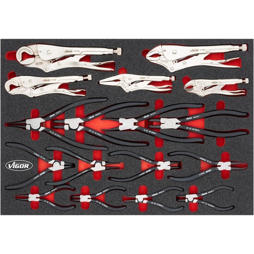 [V6816N] Pliers set (V6816N, VIGOR)