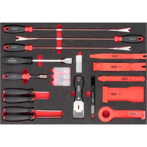 [V6818] Scraper and release lever set V6818, VIGOR