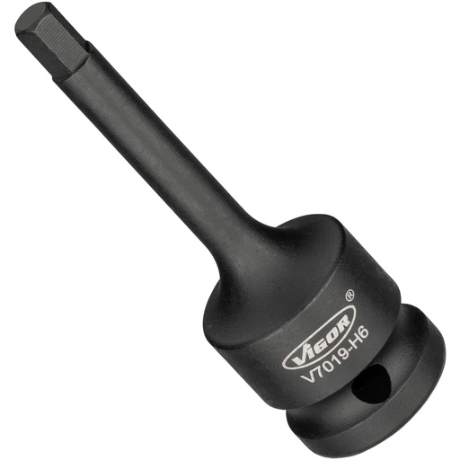 [V7019-H6] Smūginio veržliasukio atsuktuvo antgalis (V7019-H6, VIGOR)