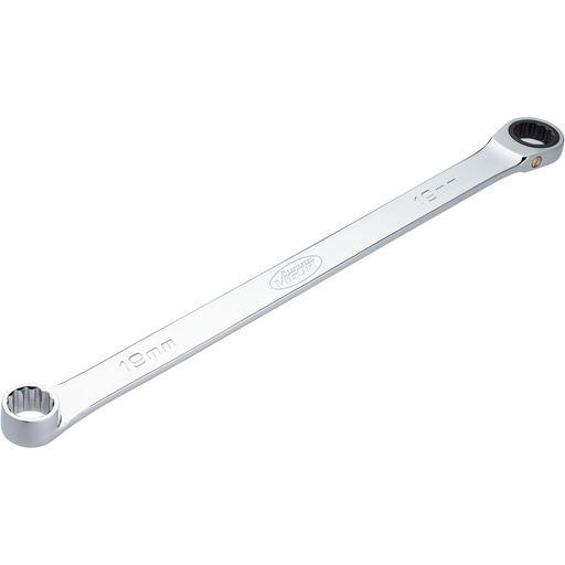 [V7031-19] Ratcheting box-end wrench, extra long 19 mm (V7031-19, VIGOR)