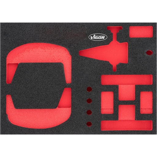[V7261-L] Soft foam insert, empty (V7261-L, VIGOR)