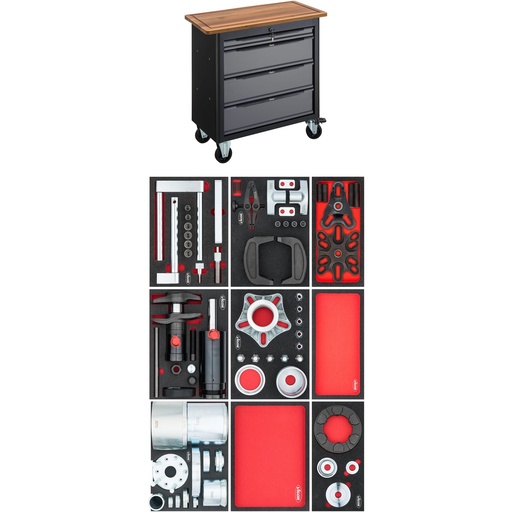 [V7280] Mobilais darbgalds XL sērija ar speciālo instrumentu komplektu (V7280, VIGOR)