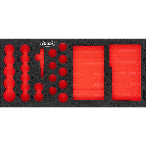 [V7324-L] Soft foam insert, empty (V7324-L, VIGOR)