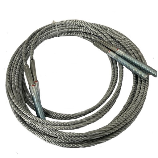 [T2PL402B] ⬡ Steel rope (2pcs) for PL-4.0-2B. Spare part (T2PL402B, PULI)