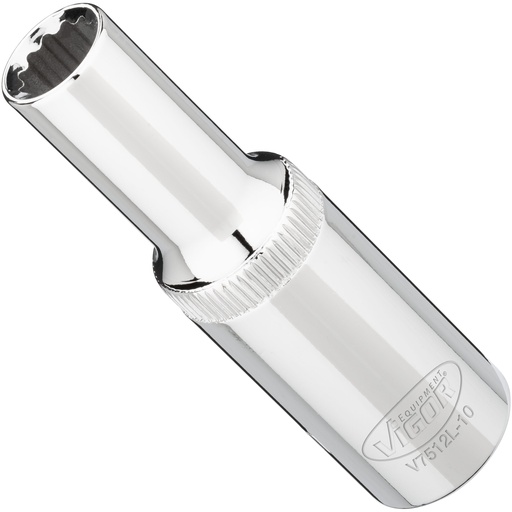 [V7512L-10] Muciņa, gara 10 mm, 1/2 collas V7512L-10, VIGOR