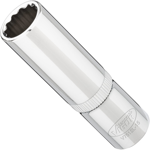 [V7512L-15] Muciņa, gara 15 mm, 1/2 collas V7512L-15, VIGOR
