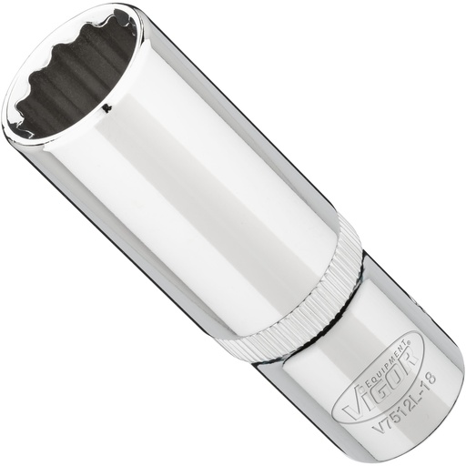 [V7512L-18] Gara muciņa 18 mm, 1/2 collas V7512L-18, VIGOR