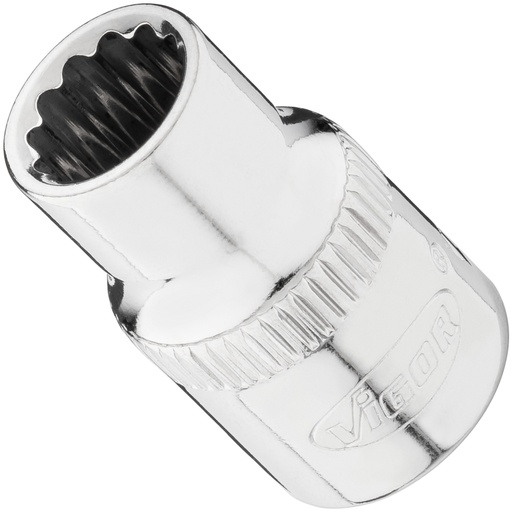 [V7538-9] Bi-Hex Socket 9 mm, 3/8 in., V7538-9, VIGOR