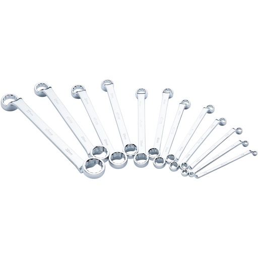 [V7750/12] Double box-end wrench set, 12 pcs (V7750/12, VIGOR)