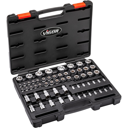 [V7920N] T+ profile socket set, 60 pcs (V7920N, VIGOR)