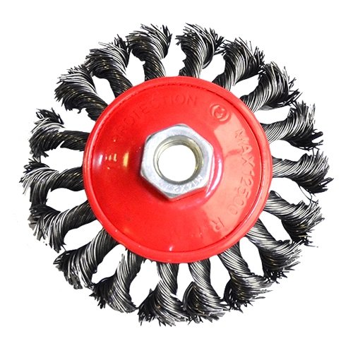[YL150100] ⬡ Vytas mazginis kūginis diskinis šepetys Ø 100 mm (YL150100)