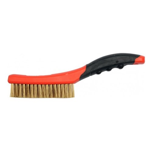 [YT6344] ⬡ Brass brush with plastic handle (YT6344, YATO)