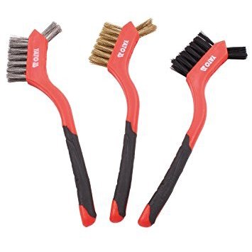 [YT6351] ⬡ Wire brush with plastic handle set 3pcs. (YT6351, YATO)