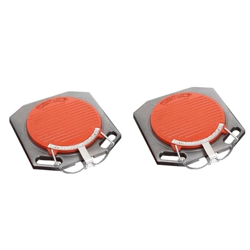 [PLFS50RT] ⬡ Raudonų pasukimo platformų rinkinys (2 vnt.) (PLFS50RT, PULI)