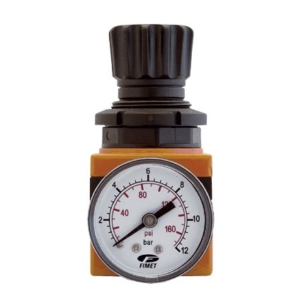 [721R14] ⬡ Air pressure regulator with gauge 1/4″ (721R14, OMG GHIOTTO)