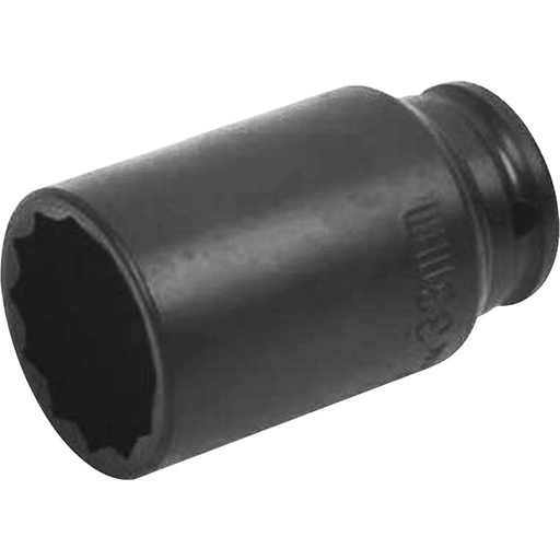 [AT4168] ⬡ Ilga smūginė galvutė 1/2" 36 mm (12-briaunė) (AT4168, ELLIENT TOOLS)