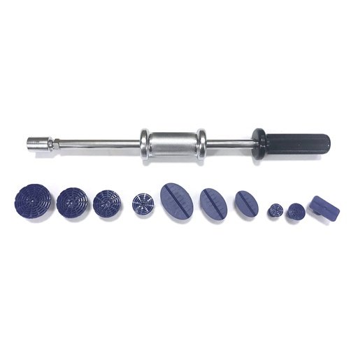 [AT5229] ⬡ Sliding hammer - mini type with 10pcs glue pads (AT5229, ELLIENT TOOLS)