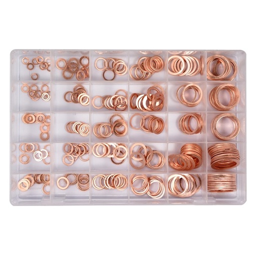 [YT06872] ⬡ Copper washer set 300pcs. (YT06872, YATO)