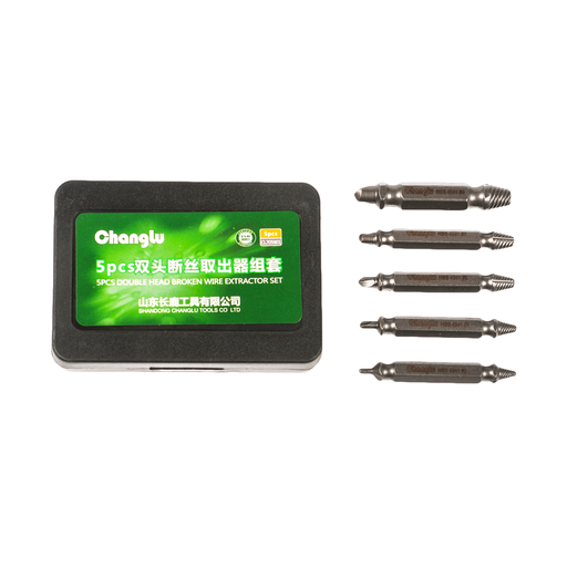 [CL705901] ⬡ Užlūžusių varžtų išsukėjų rinkinys 5vnt. (CL705901, CHANGLU TOOLS)