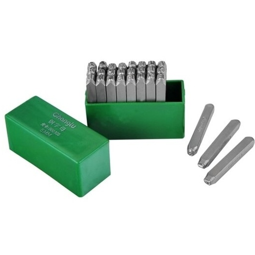 [CL800103] ⬡ Raidžių žymeklių komplektas 3 mm, 26vnt. (CL800103, CHANGLU TOOLS)