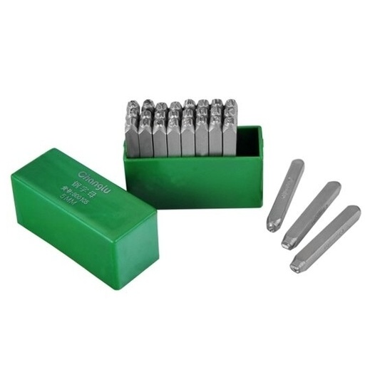 [CL800104] ⬡ Letter stamp 4mm 26pcs. (CL800104, CHANGLU TOOLS)