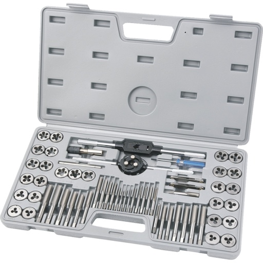 [WT19F10232] ⬡ Taps and dies set 60pcs M3-M12, SAE (WT19F10232)