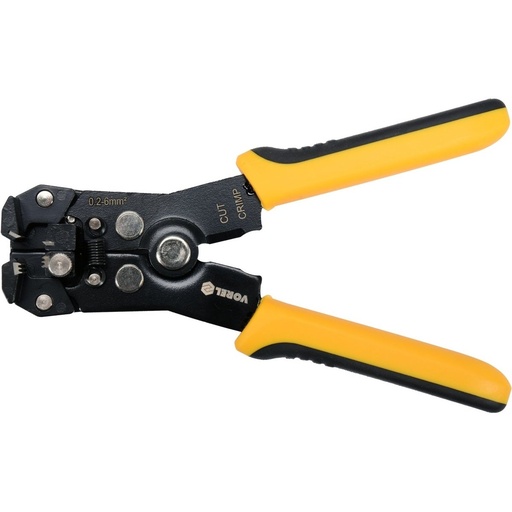 [45160] ⬡ Universal wire stripper and ratchet crimping pliers (45160)