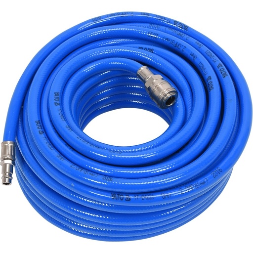 [YT24224] ⬡ Rubber air hose with quick couplers PVC  (Ø10x14mm), 10m (YT24224, YATO)